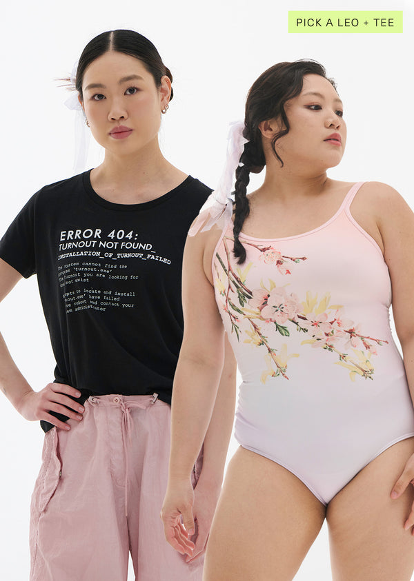 Tee + Leotard Duo