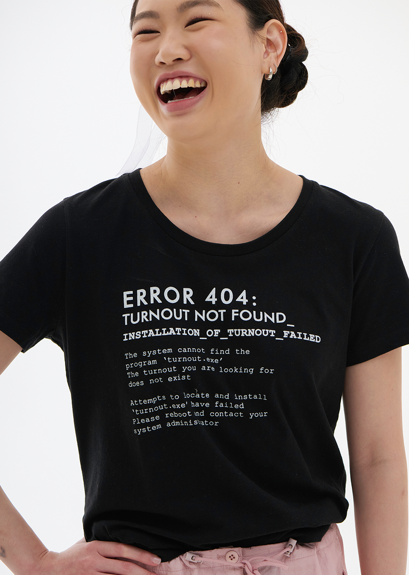 The Turnout Error 404 Tee - Women's