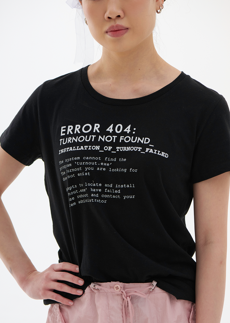 [Preorder] The Turnout Error 404 Tee - Women's